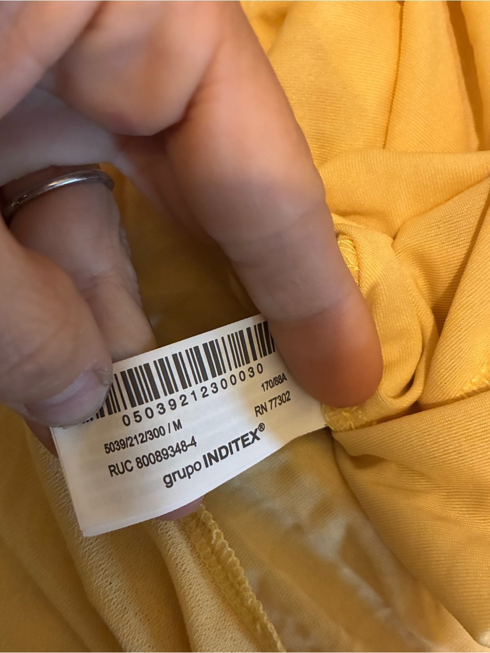 Zara NWT Yellow Tiered Ruffle Midi Dress Size M Ref 5039/212 - Picture 9 of 9